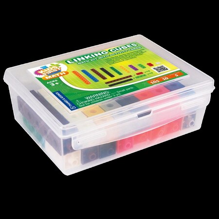 Kids First Linking Cubes Math Kit with Activity Cards 568001